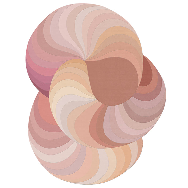 Novelty Tribal Diamond Rug Beige Polyester Carpet Stain Resistant Rug for Living Room