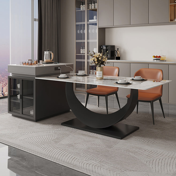 Rectangle Dining Room Table Contemporary Dinner Room Kitchen Table