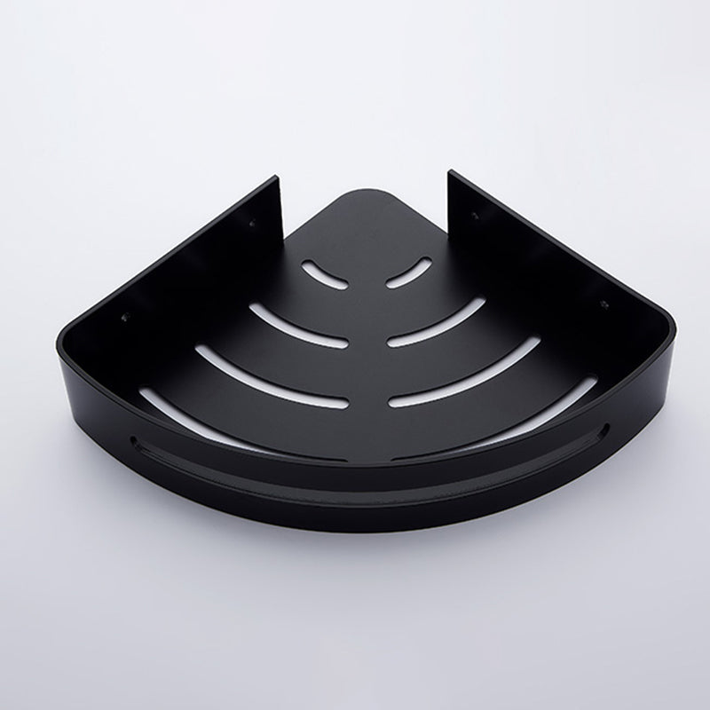 Black Bathroom Set Modern 1/2/3 - Piece Anti-rust Bath Shelf