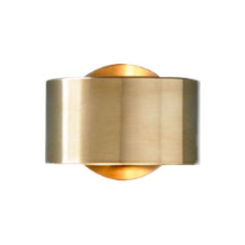 Iron Post Modern Wall Sconce 1 - Light Gold Wall Lighting Fixture