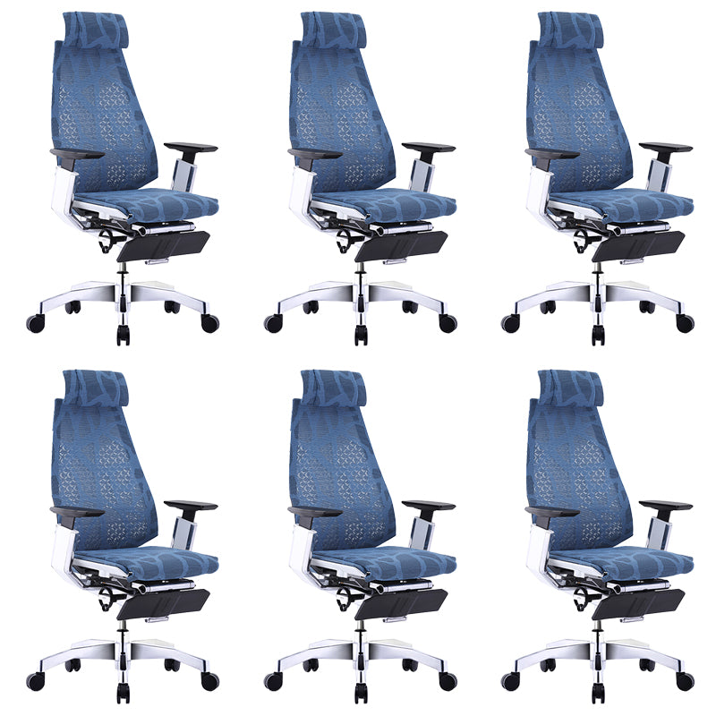 Modern Office Chair Adjustable Seat Height Arms Included Swivel Chair with Wheels