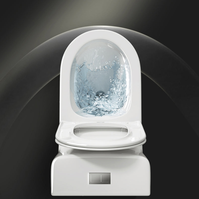 One Piece Toilet Modern Urine Toilet Floor Mounted Siphon Jet Toilet Bowl