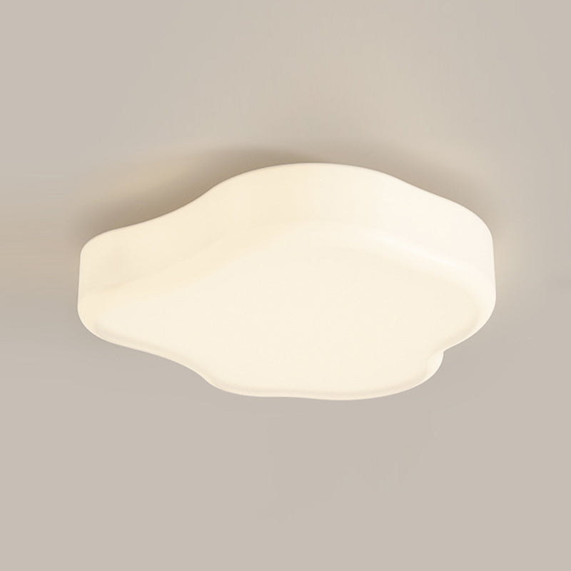 Contemporary Flush Mount Ceiling Light White Flush Lighting for Living Room