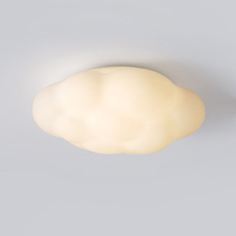 Single White Modern Flush Mount Lighting Acrylic Ceiling Light for Bedroom