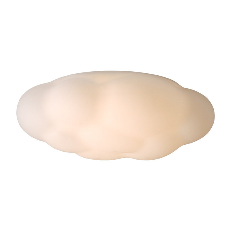 Single White Modern Flush Mount Lighting Acrylic Ceiling Light for Bedroom