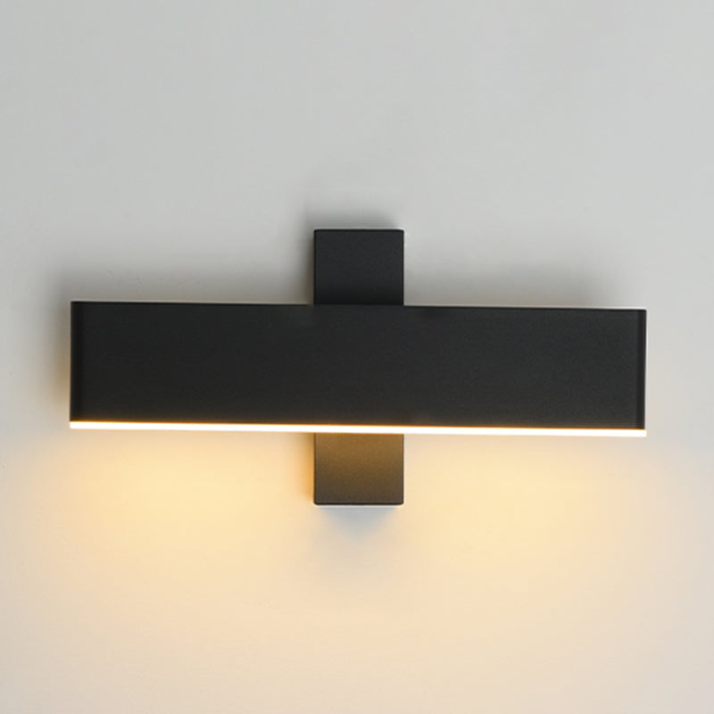 Metal Square Shape Wall Sconce Modern Style 1 Light Wall Light Sconce