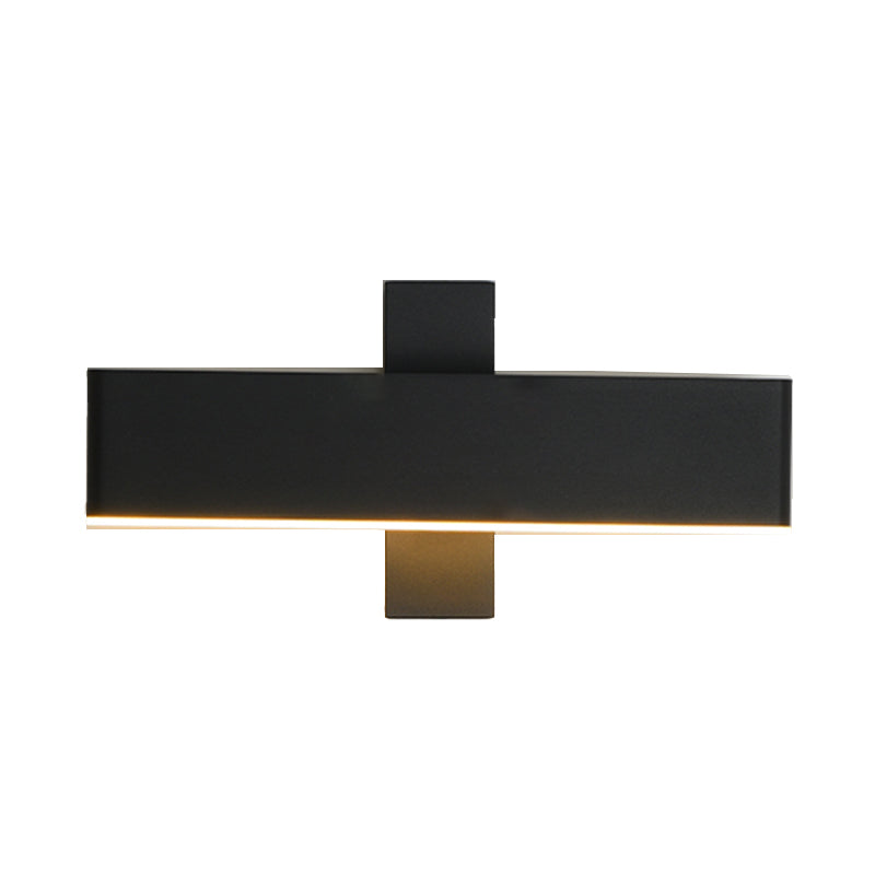 Metal Square Shape Wall Sconce Modern Style 1 Light Wall Light Sconce