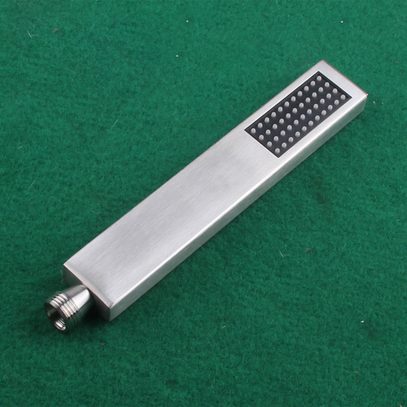 Simple Rectangle Shower Head 304 Stainless Steel Handheld Shower Head
