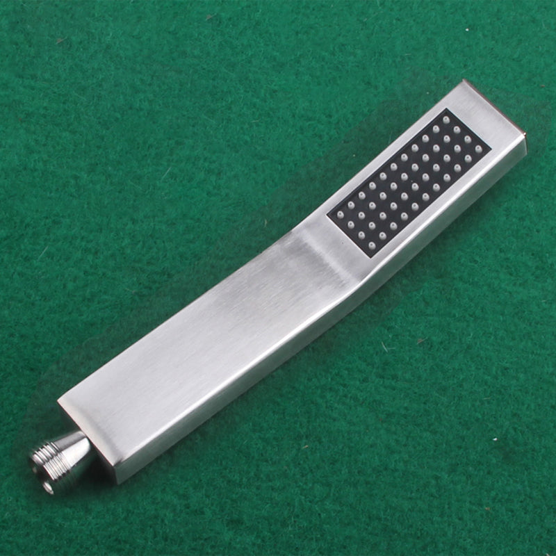 Simple Rectangle Shower Head 304 Stainless Steel Handheld Shower Head