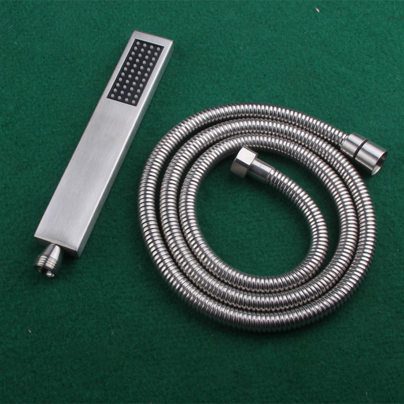 Simple Rectangle Shower Head 304 Stainless Steel Handheld Shower Head