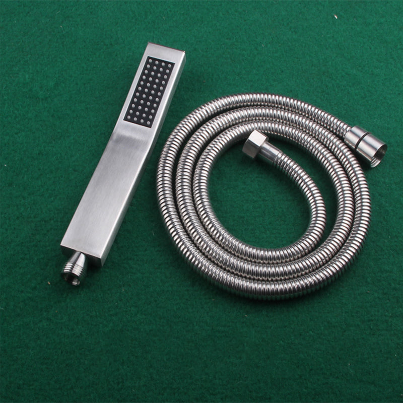 Simple Rectangle Shower Head 304 Stainless Steel Handheld Shower Head