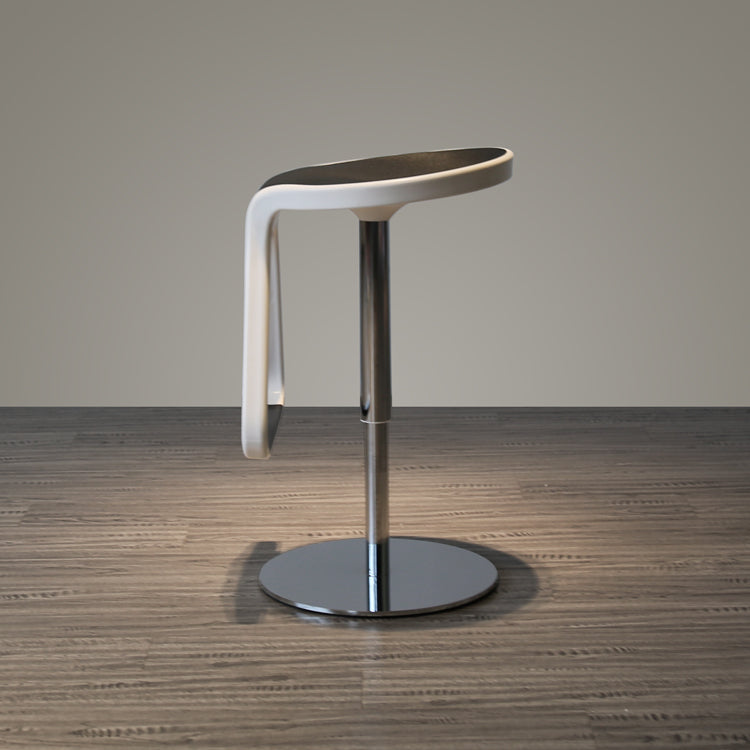 Plastic Counter Stool Modern Adjustable Height Bar Stool with Footrest