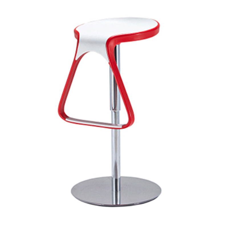 Plastic Counter Stool Modern Adjustable Height Bar Stool with Footrest