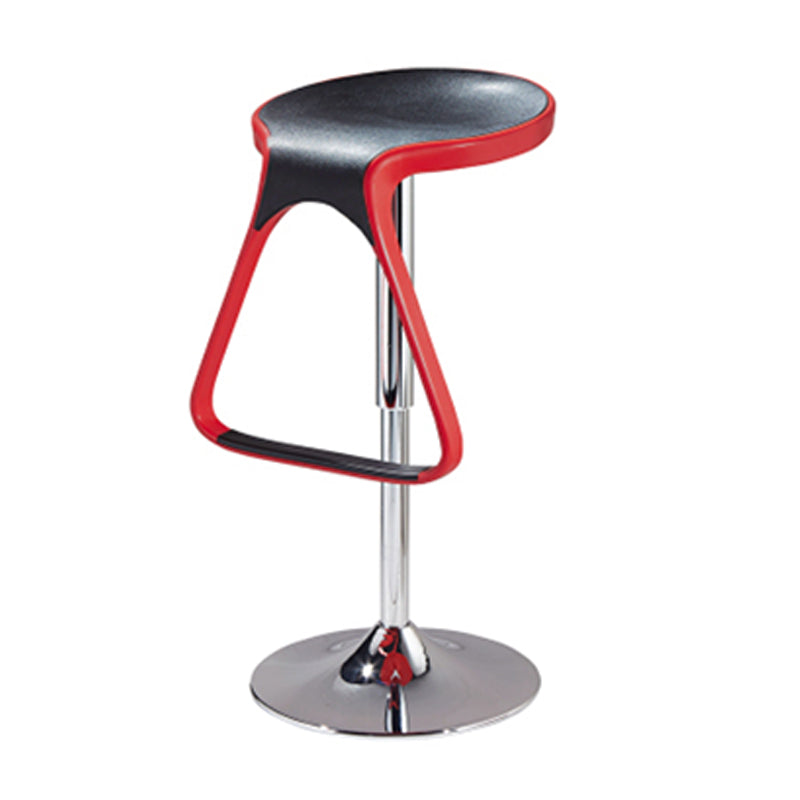 Plastic Counter Stool Modern Adjustable Height Bar Stool with Footrest