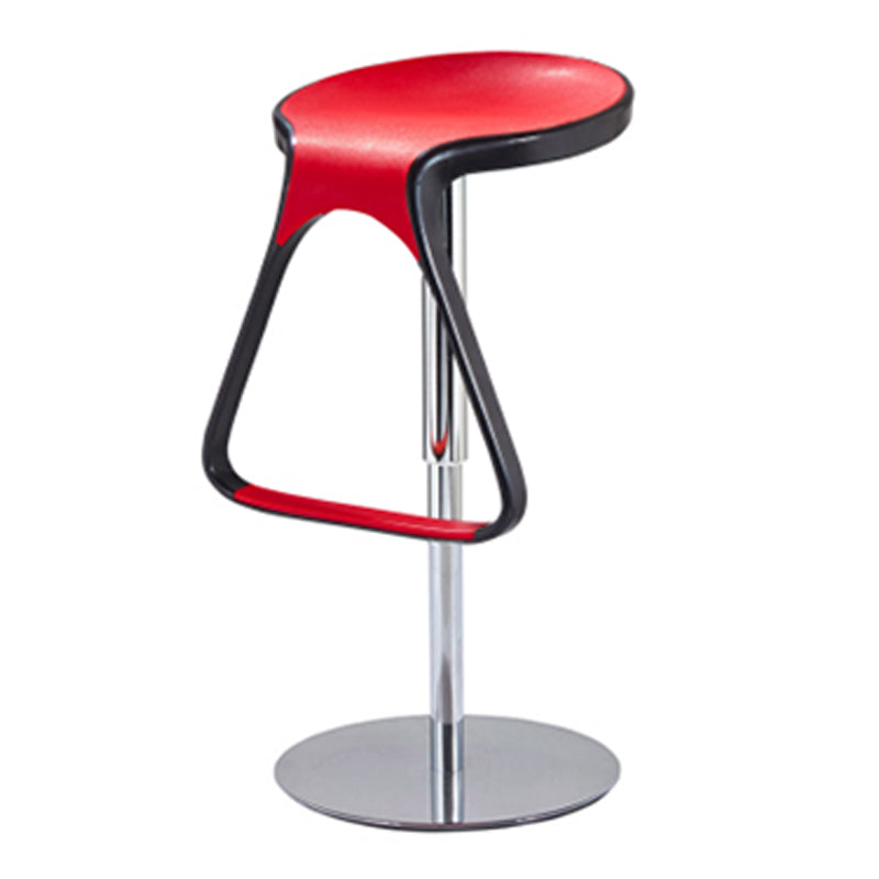 Plastic Counter Stool Modern Adjustable Height Bar Stool with Footrest