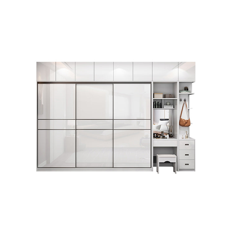 Contemporary Engineered Wood Wardrobe Home Freestanding Wardrobe