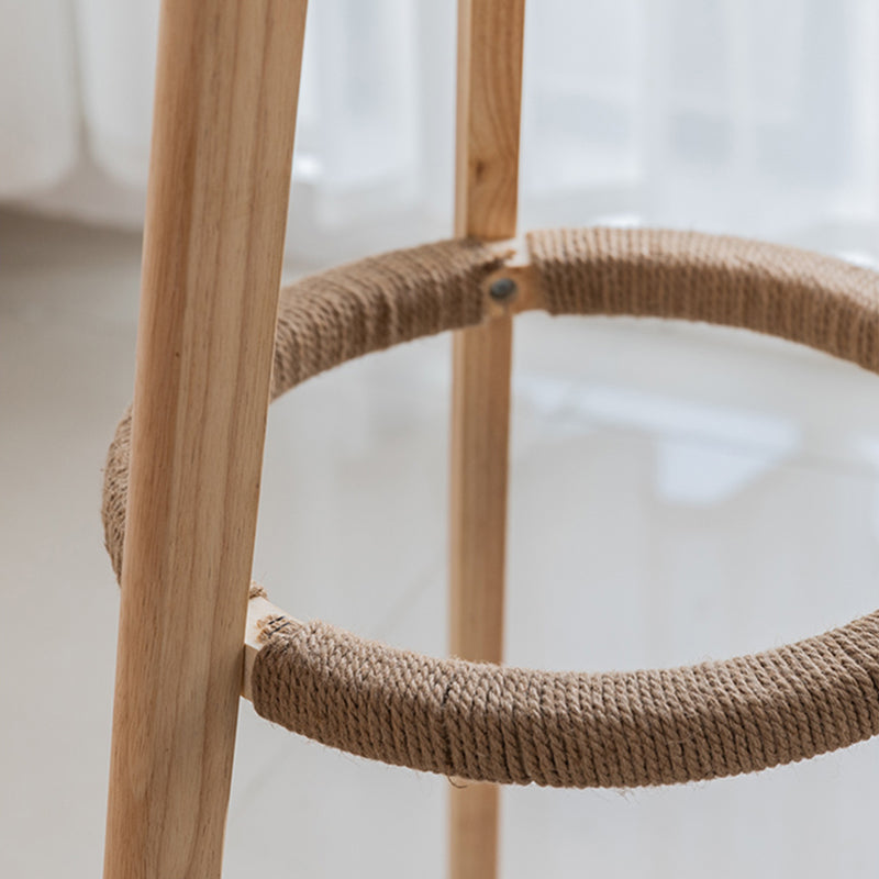 Contemporary Round Bar Set 1/3 Pieces Wooden Pub Table Set for Home