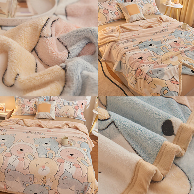 Breathable Sheet Cartoon Pattern Non-Pilling Ultra-Soft Sheet