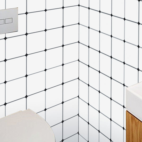 Square Peel and Stick Backsplash Tile PVC Peel and Stick Tile for Kitchen