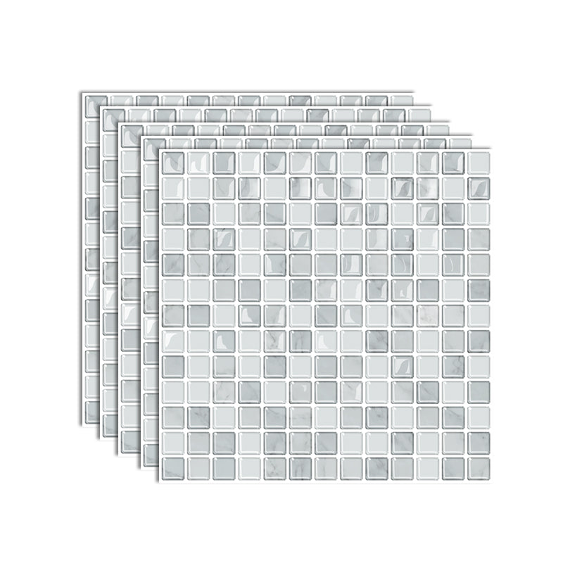 Pvc Tile Peel and Stick Tile Kitchen Waterproof Mosaic Backsplash Wall Tile