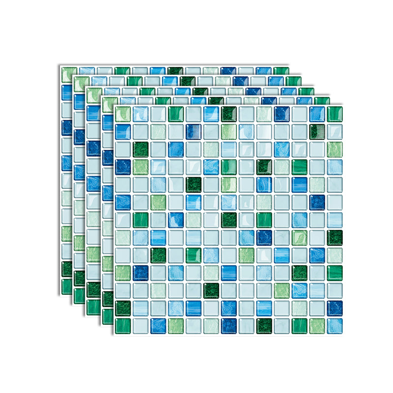 Pvc Tile Peel and Stick Tile Kitchen Waterproof Mosaic Backsplash Wall Tile