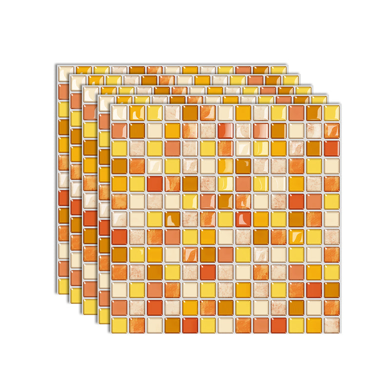 Pvc Tile Peel and Stick Tile Kitchen Waterproof Mosaic Backsplash Wall Tile