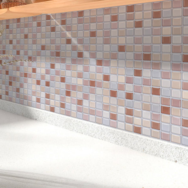 Pvc Tile Peel and Stick Tile Kitchen Waterproof Mosaic Backsplash Wall Tile