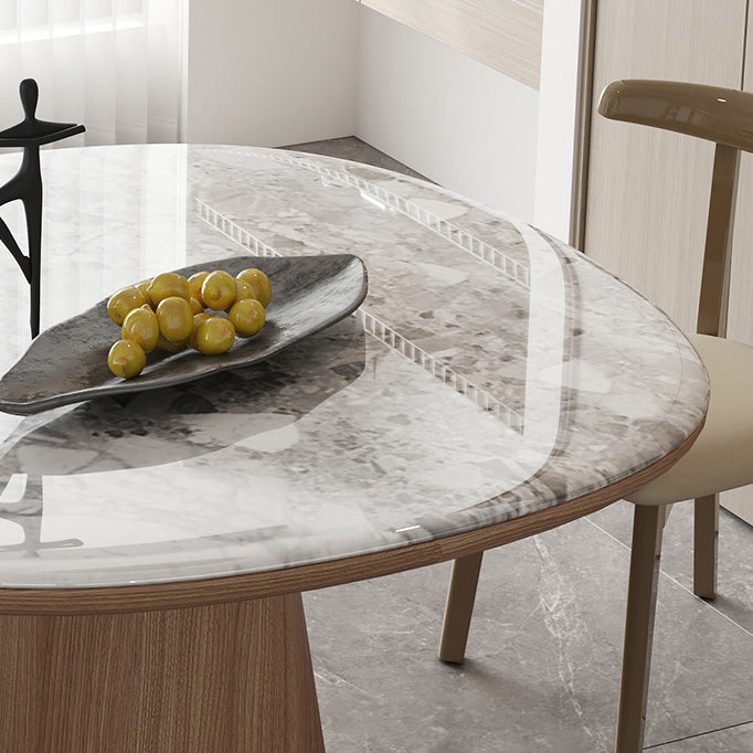 Solid Wood Base Table Square Dining Table for Kitchen Dining Room