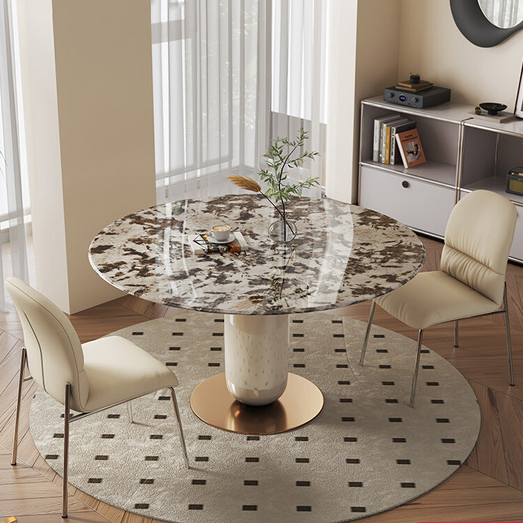 Pedestal Dining Table Round Dining Table for Kitchen Dining Room