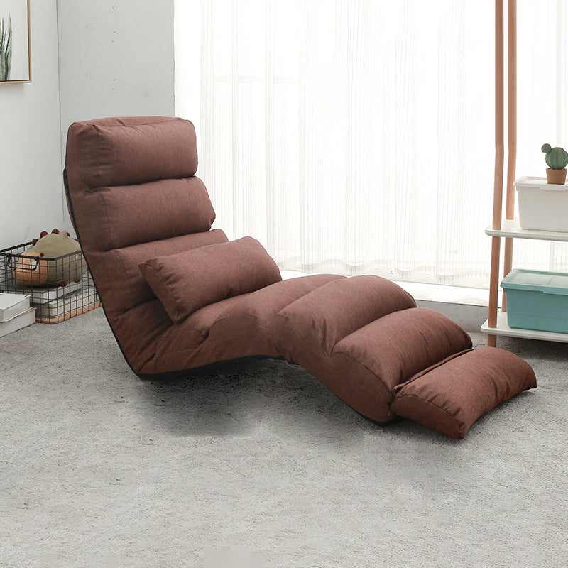 Indoor Upholstery Recliner Chair 21.7" W Adjustable Headrest Recliners with Pillow