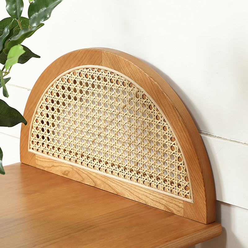 Modern Solid Wood Bar Dining Table Ellipse Bar Table for Kitchen