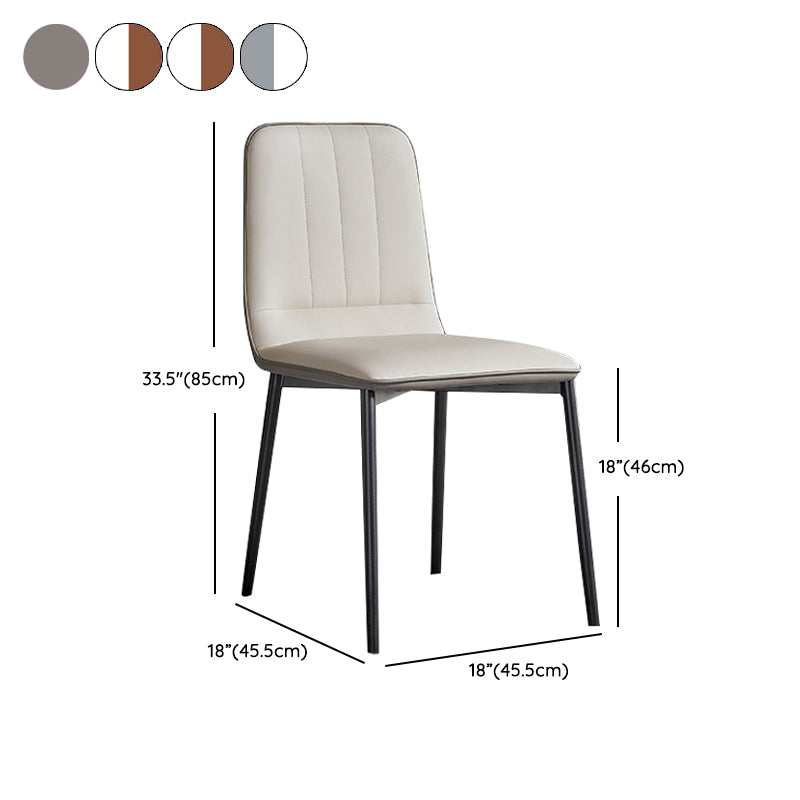 White Stone Dinette Set with Black Legs 1/2/5/7 Pieces Modern Dining Table Set