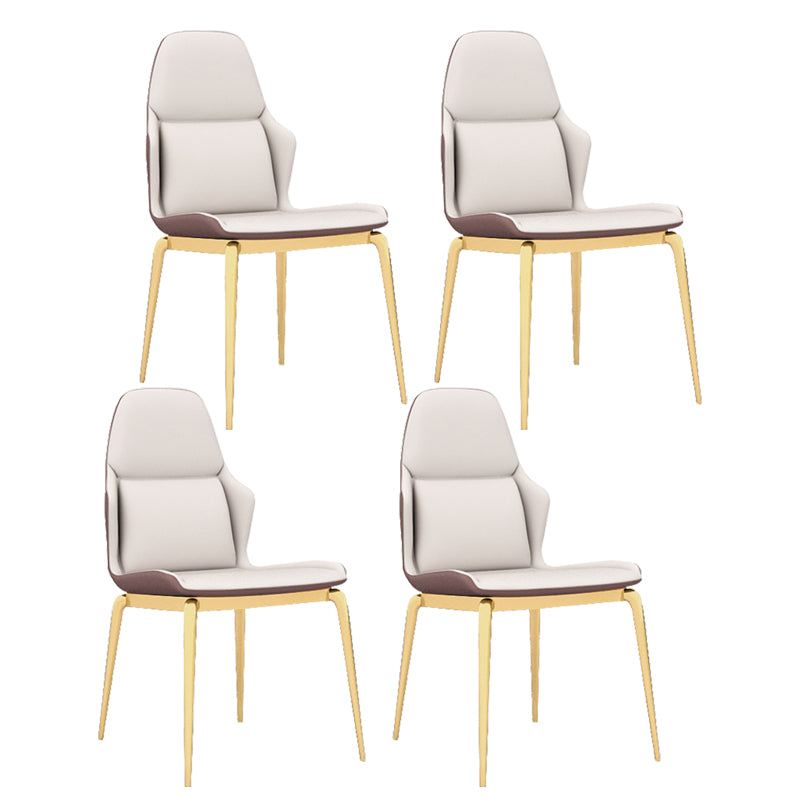 High Gloss White Dining Table Set 1/4/5/7 Pieces Stone Dinette Set for Kitchen