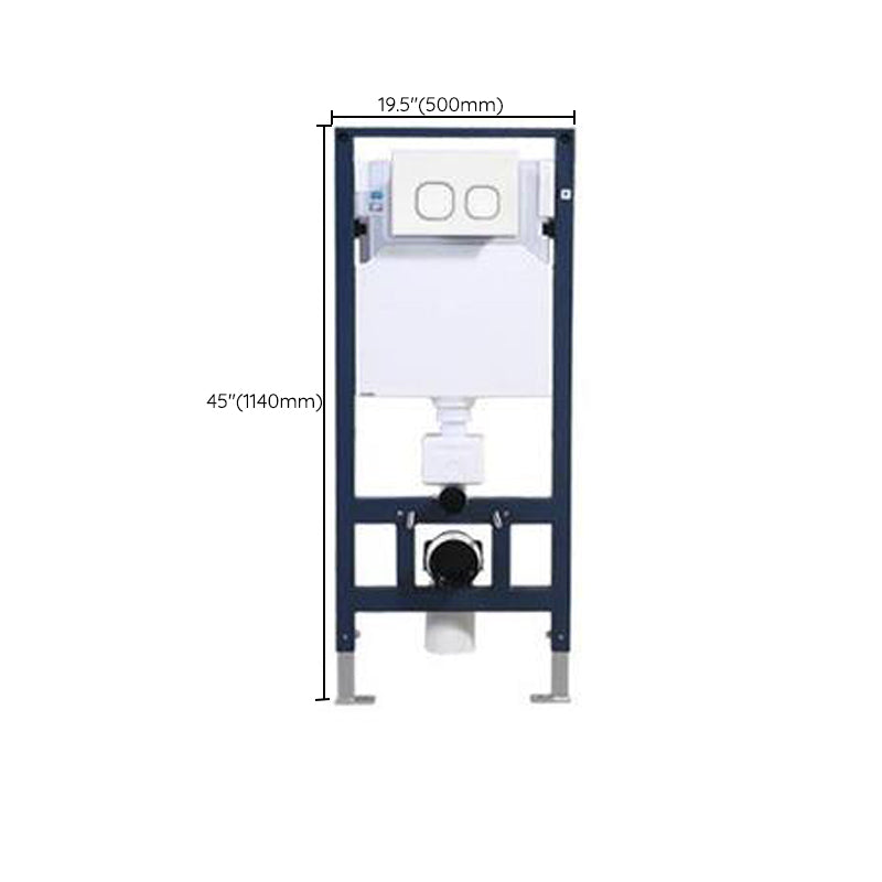 Contemporary Wall Hung Toilet Bowl White Seat Included Urine Toilet for Bathroom