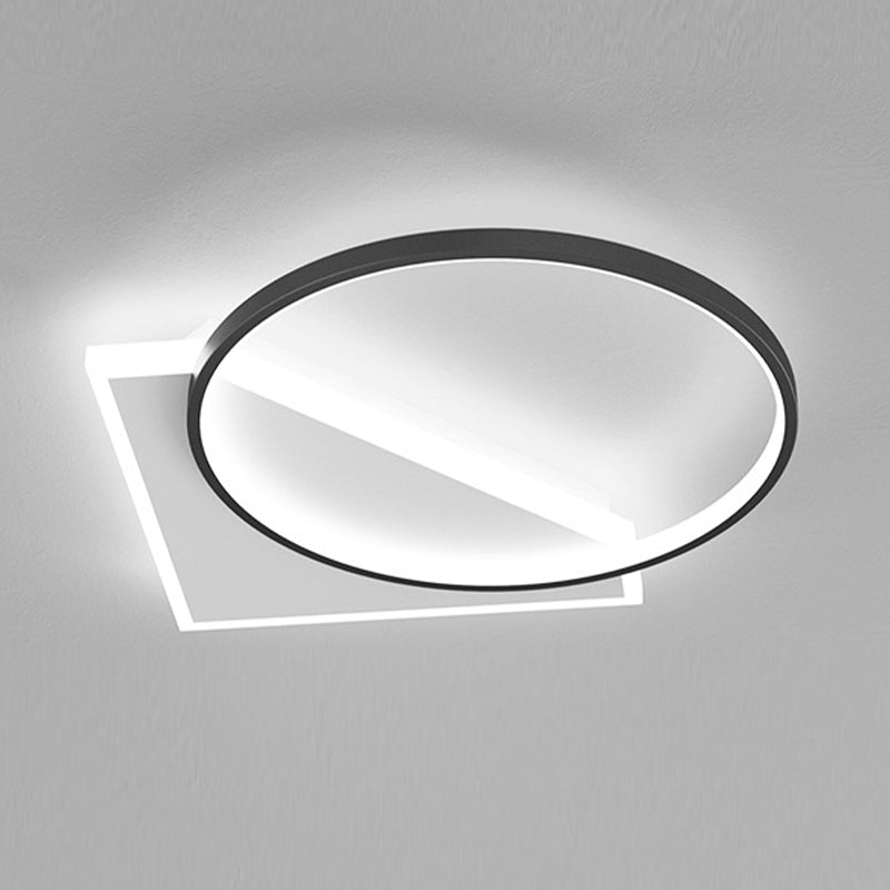 LED Ceiling Light Modern Ceiling Mount Light with Acrylic Shade for Bedroom