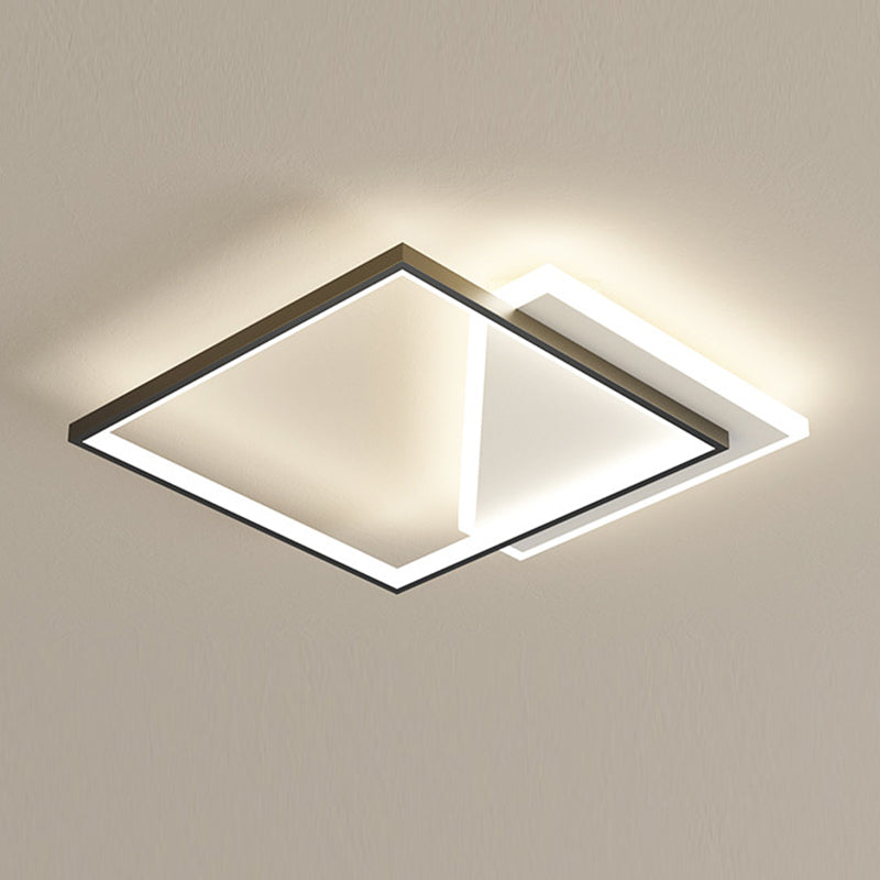 LED Ceiling Light Modern Ceiling Mount Light with Acrylic Shade for Bedroom