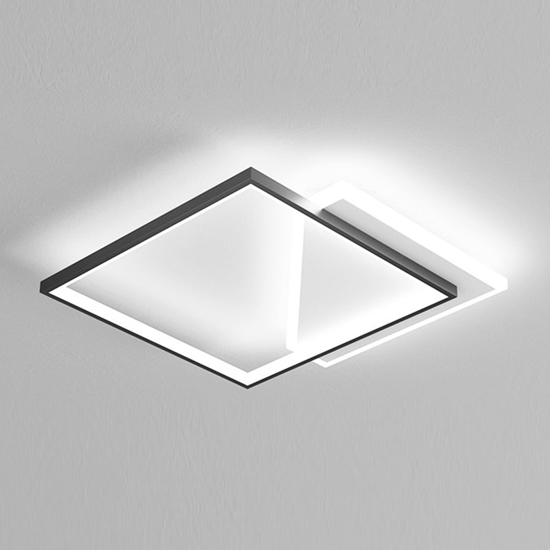 LED Ceiling Light Modern Ceiling Mount Light with Acrylic Shade for Bedroom