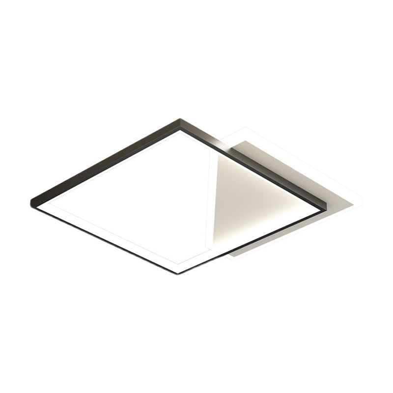 LED Ceiling Light Modern Ceiling Mount Light with Acrylic Shade for Bedroom