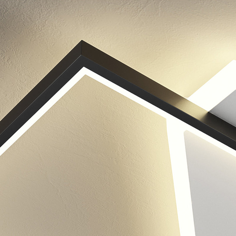 LED Ceiling Light Modern Ceiling Mount Light with Acrylic Shade for Bedroom