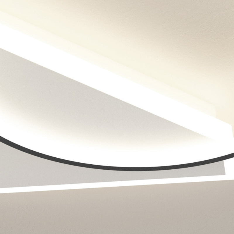 LED Ceiling Light Modern Ceiling Mount Light with Acrylic Shade for Bedroom