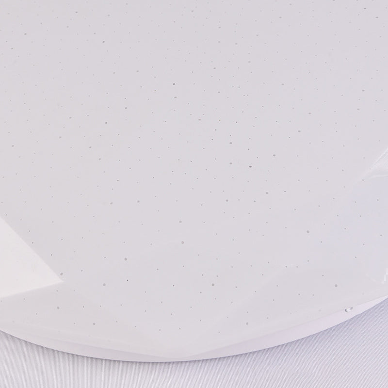 White LED Ceiling Light Modern Ceiling Mount Light with Acrylic Shade for Balcony
