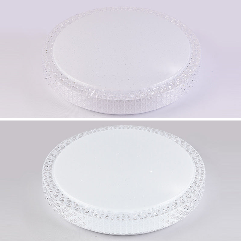 Modern Ceiling Light LED Ceiling Mount Light with Acrylic Shade for Living Room