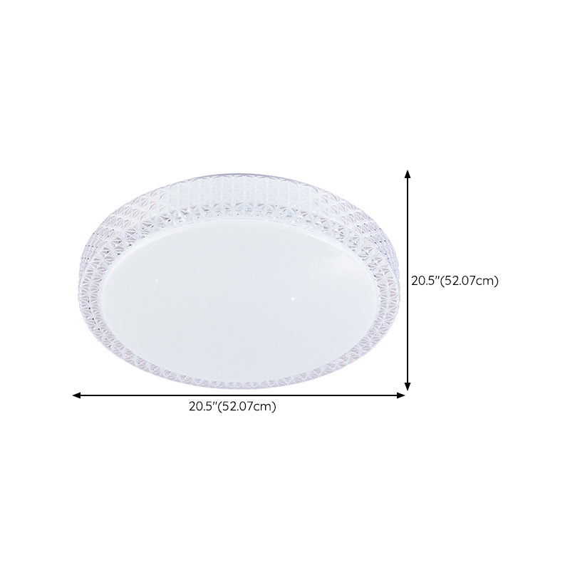 Modern Ceiling Light LED Ceiling Mount Light with Acrylic Shade for Living Room