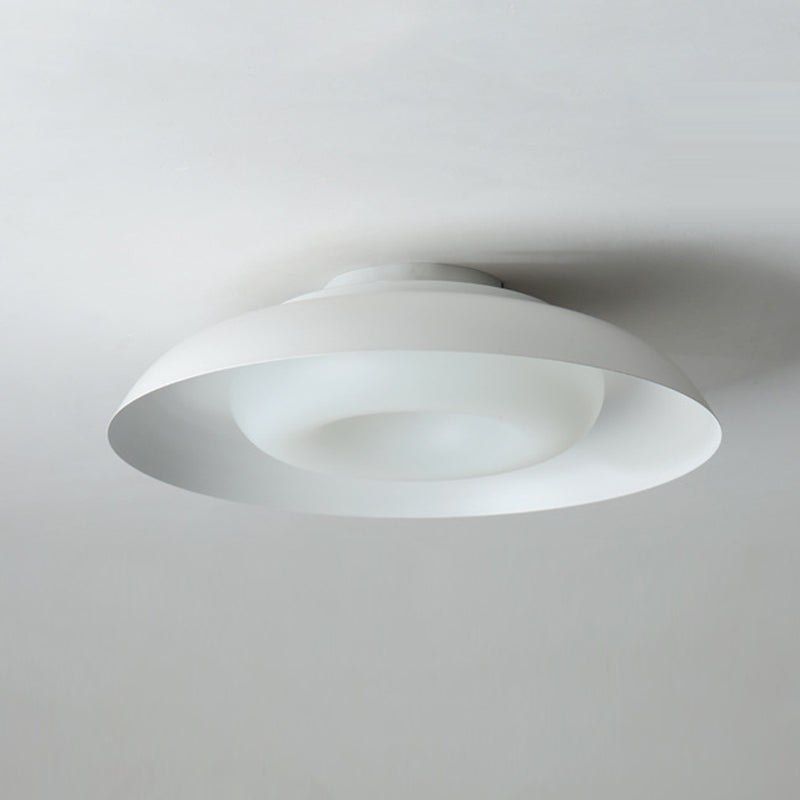 Contemporary Metallic LED Ceiling Light Simple Flush Mount Light Fixture for Bedroom