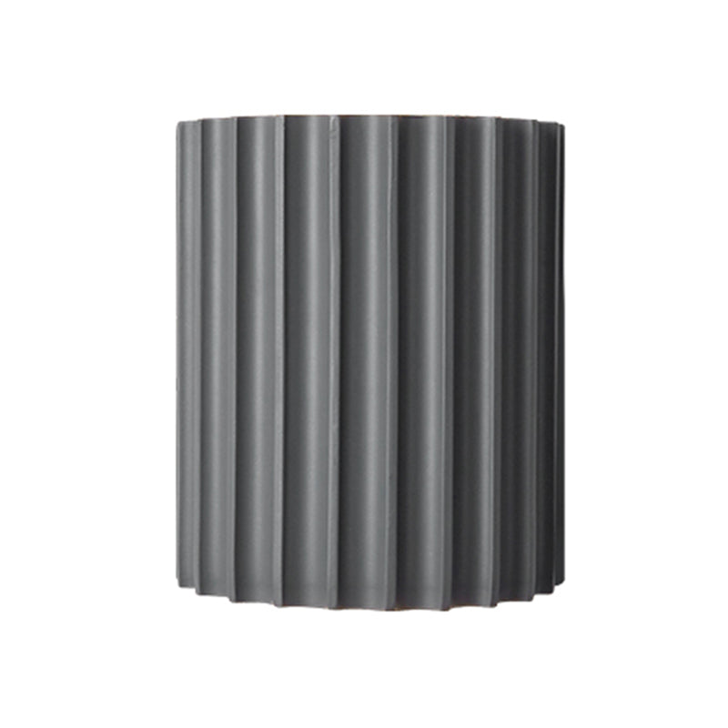 Resin Half Cylinder Shape Wall Sconce Modern Style 2 Lights Wall Light Sconce