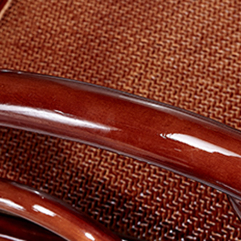 Mid Century Modern Indoor Rocking Chair Wooden Rattan Rocking Chair