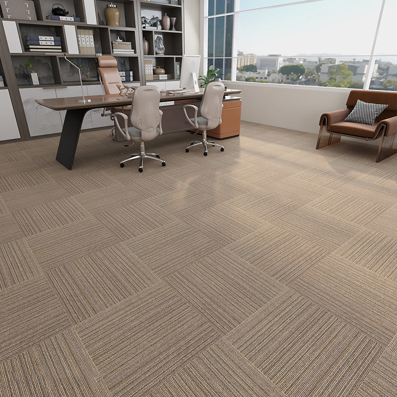 Modern Carpet Floor Tile Level Loop Adhesive Tabs Fire Resistant Carpet Tiles