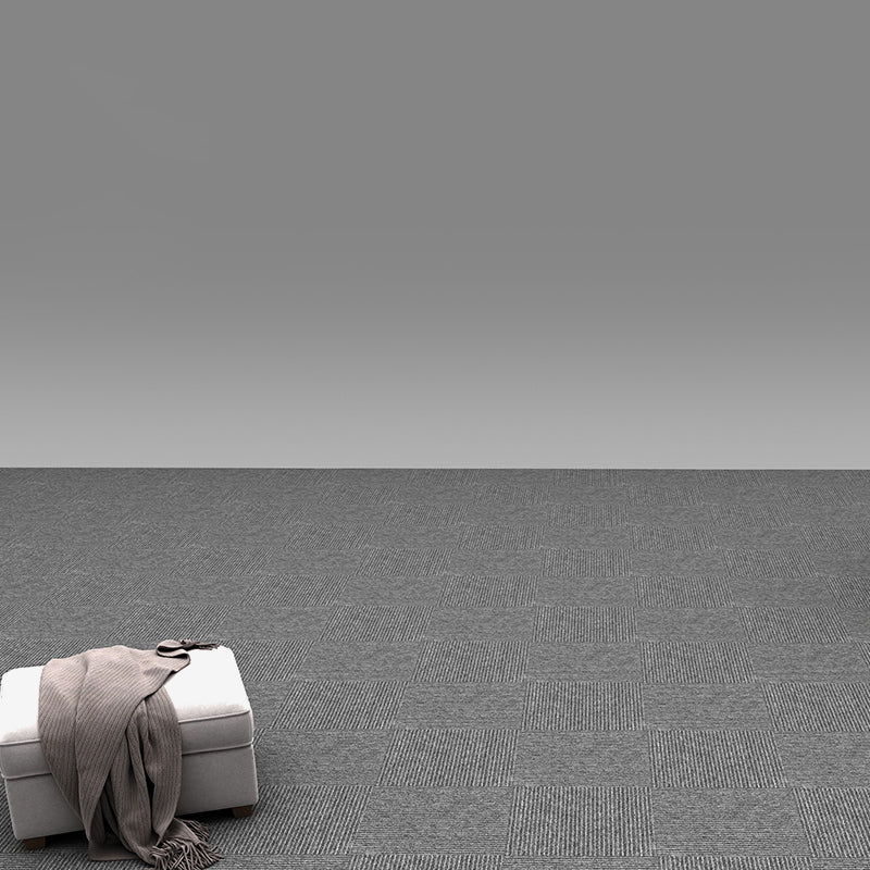 Modern Carpet Tiles Level Loop Fade Resistant Glue Down Carpet Tile