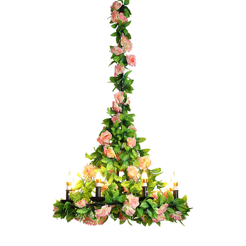 Green 8 Bulbes LAMPE DE CHANDELER