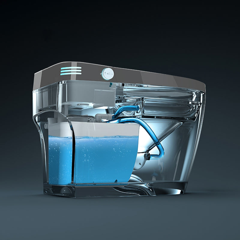 Ceramic Floor Mount Bidet White Elongated Floor standing Bidet